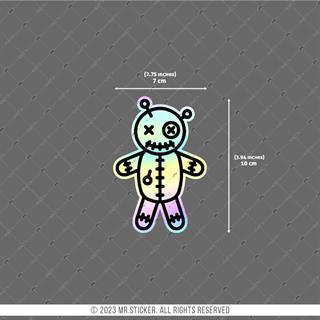 HLG54 Hologram Woodo Bebeği Etiketi