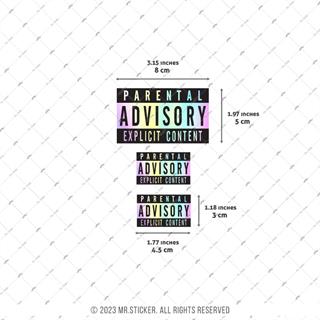 HLG57 Hologram Ebeveyn Kontrolü Sakıncalı İçerik Yazılı Etiket Seti