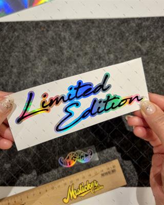 HLG60 Hologram Limited Etidion Etiket Seti 3lü Set