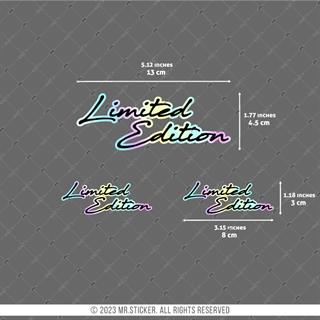 HLG60 Hologram Limited Etidion Etiket Seti 3lü Set