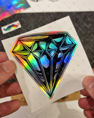 HLG76 Hologram Elmas Etiketi