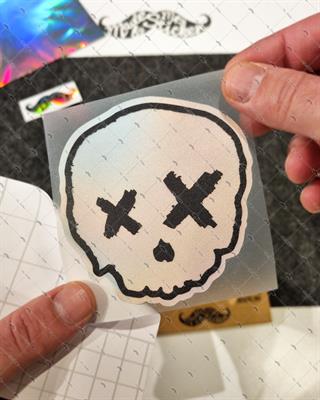 HLG86 Hologram Kurukafa Etiketi