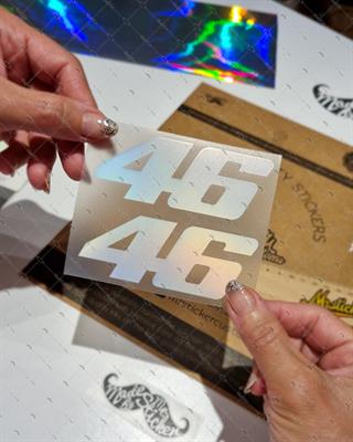 HLG9V2 Hologram 46 Numara Etiketi İkili Set