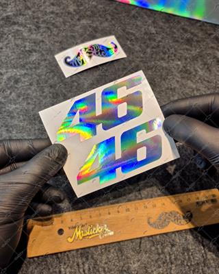 HLG9V2 Hologram 46 Numara Etiketi İkili Set