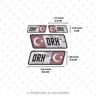 HLGBT11 Hologram 0 Rh Negatif (-) Kan Grubu Etiket Seti