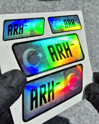 HLGBT14 Hologram A Rh Negatif (-) Kan Grubu Etiket Seti