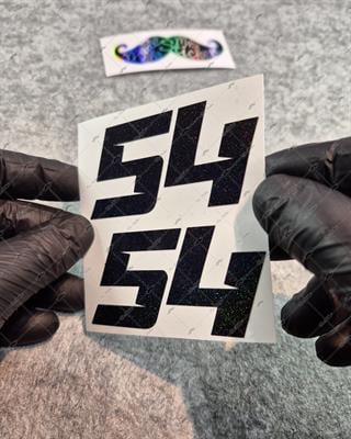 LMT19 Limited Edition Galaksi Efektli 54 Numara Etiketi 2 li Set