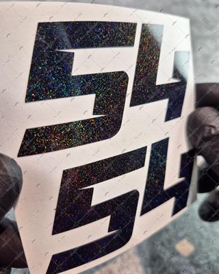 LMT19 Limited Edition Galaksi Efektli 54 Numara Etiketi 2 li Set