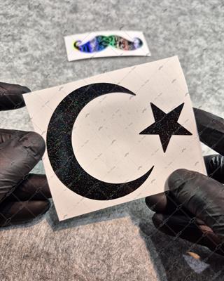 LMT20 Limited Edition Galaksi Efektli Ay Yıldız Etiketi