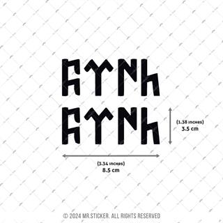 LMT22 Limited Edition Galaksi Efektli Göktürkçe Türk Yazısı İkili Set