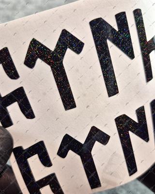 LMT22 Limited Edition Galaksi Efektli Göktürkçe Türk Yazısı İkili Set