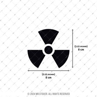 LMT23 Limited Edition Galaksi Efektli Radyasyon İşareti Etiketi