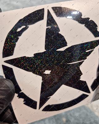 LMT25 Limited Edition Galaksi Efektli Asker Yıldızı Etiketi