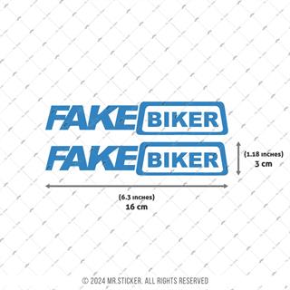 LMT28 Limited Edition Mavi Galaksi Efektli Fake Biker Etiketi 2li Set