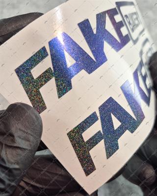 LMT28 Limited Edition Mavi Galaksi Efektli Fake Biker Etiketi 2li Set
