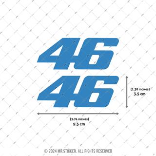 LMT33 Limited Edition Mavi Galaksi Efektli 46 Numara Etiketi İkili Set