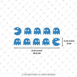 LMT37 Limited Edition Mavi Galaksi Efektli Pac Man Etiketi