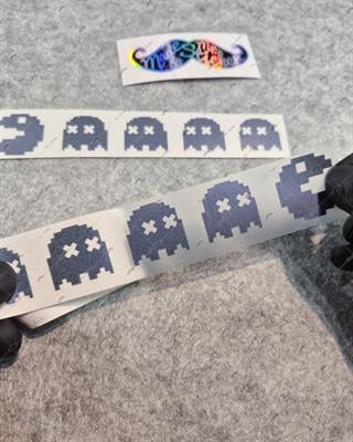 LMT37 Limited Edition Mavi Galaksi Efektli Pac Man Etiketi