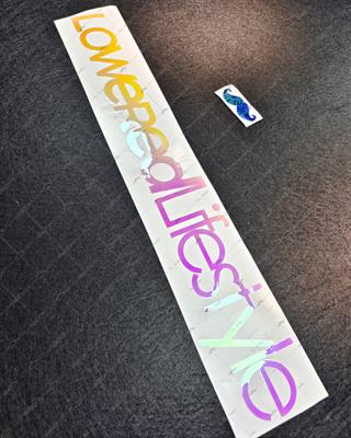 LMT41 Turuncu Pembe Renk Geçişli Lowered Lifesytle Yazılı Etiket