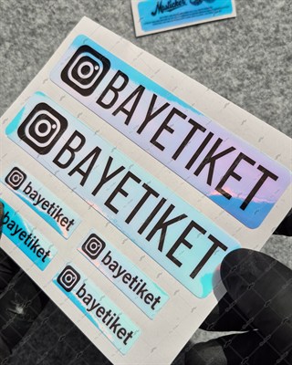 CSFT1 Instagram Seti 6 Parça Renk Değiştiren Krom Malzeme