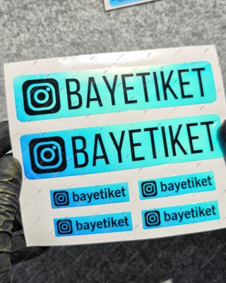 CSFT1 Instagram Seti 6 Parça Renk Değiştiren Krom Malzeme