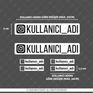 CSFT1 Instagram Seti 6 Parça Renk Değiştiren Krom Malzeme