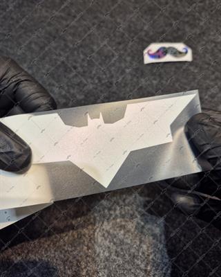 LMT5 Limited Edition Pembe Yaldız Efektli Yarasa Stickerı