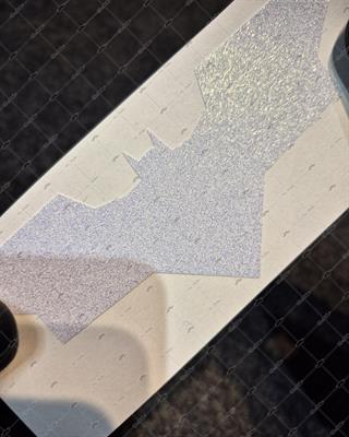 LMT7 Limited Edition Altın Yaldız Efektli Yarasa Stickerı