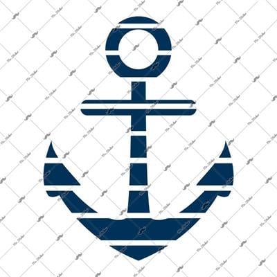 NAU4 Lacivert Cizgili Capa Etiketi