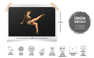 PNP5 Pinup Kizi Etiketi