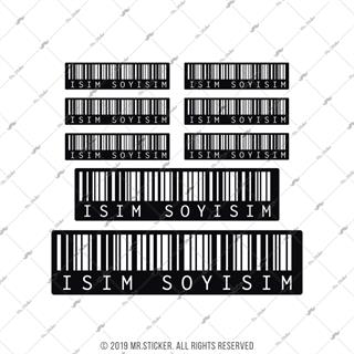 PRS15 Reflektif Barkod Seti 8 Parca