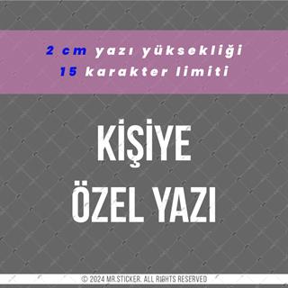 PRS20 Berlin Yazı Tipi 2cm Yükseklik 15 karakter