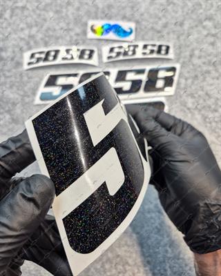 PRS28 Galaxy Efektli 6 Parça Custom Numara Seti