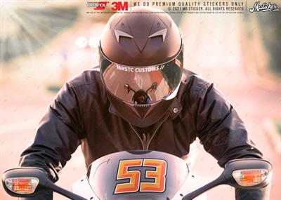 PRS9 Reflektif Turuncu Renkli Yaris Numarasi Seti