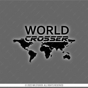 RFBK11 Siyah Reflektif World Crosser (Dunyayi Gezen) Etiketi