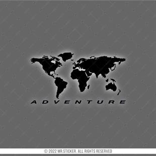 RFBK12 Siyah Reflektif Basitlestirilmis Dunya Haritasi