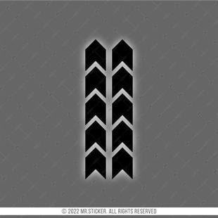 RFBK3 Siyah Reflektif Canta Serit Etiketi Ikili Set V1