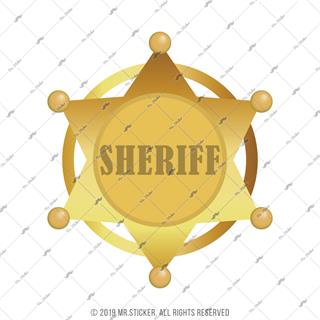 RFHLM148 Reflektif Şerif Yıldızı