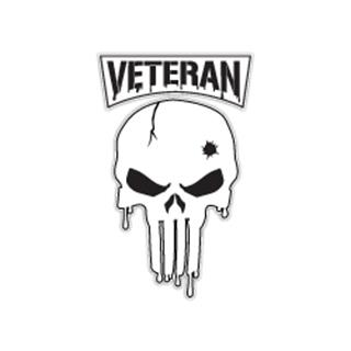 RFHLM172 Reflektif Veteran SS Kurukafa Etiketi