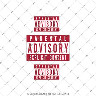 RFHLM184 Reflektif Ebeveyn Kontrolu Sakincali Icerik Yazili Etiket Seti