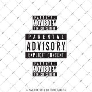 RFHLM184 Reflektif Ebeveyn Kontrolu Sakincali Icerik Yazili Etiket Seti