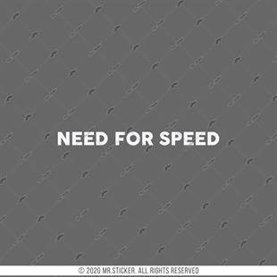 RFHLM185 Reflektif Need For Speed Yazili Kask Vizörü Etiketi