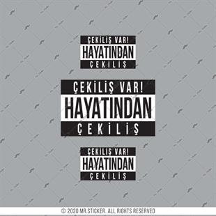 RFHLM198 Reflektif Cekilis Var Yazili Etiket Seti