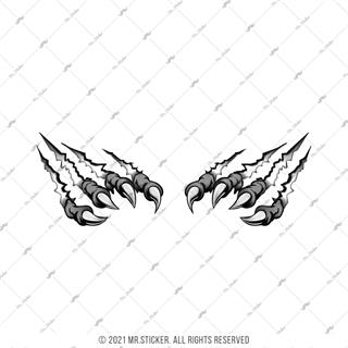 RFHLM233 Reflektif Pence İzi Etiketi Beyaz Gri Renk