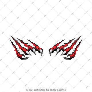 RFHLM235 Reflektif Pence İzi Etiketi Kan Kirmizi Renk