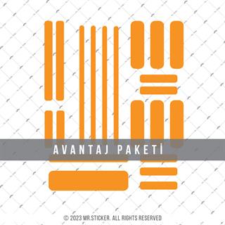 RFHLM266 Reflektif Turuncu Serit Seti 47 Parca