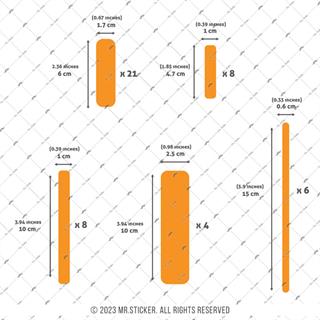 RFHLM266 Reflektif Turuncu Serit Seti 47 Parca