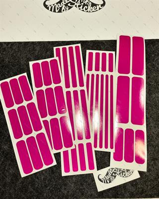 RFHLM269 Reflektif Pembe Şerit Seti 47 Parça