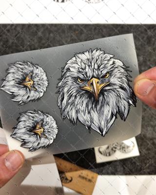 RFHLM270 Reflektif Kartal Kafası Etiket Seti