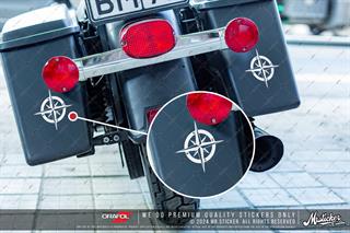 RFHLM272 Reflektif Pusula Etiketi Beyaz Renk